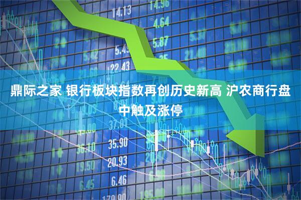鼎际之家 银行板块指数再创历史新高 沪农商行盘中触及涨停