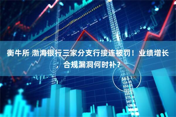 衡牛所 渤海银行三家分支行接连被罚！业绩增长，合规漏洞何时补？
